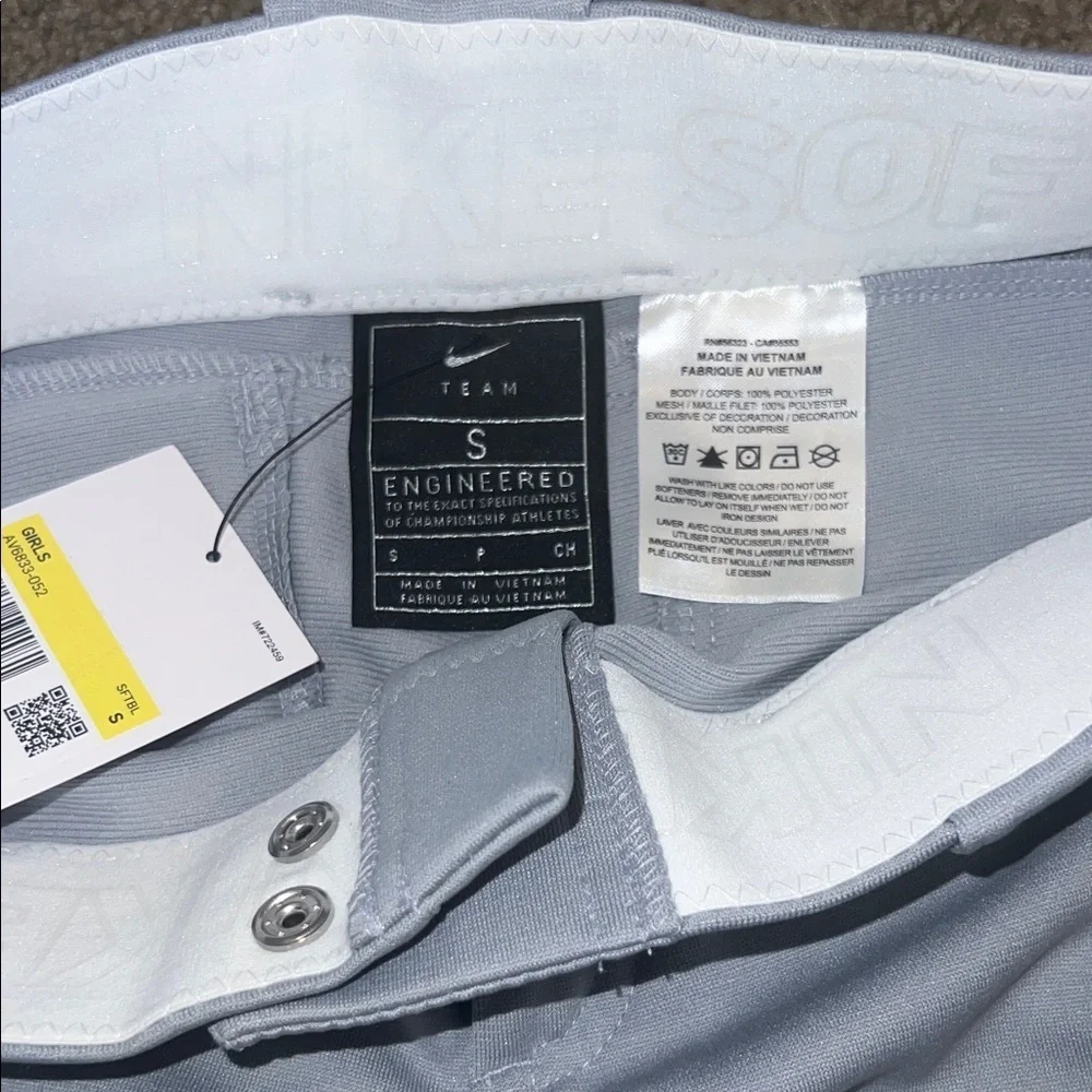 Nike Light Gray Girls Sports Pants